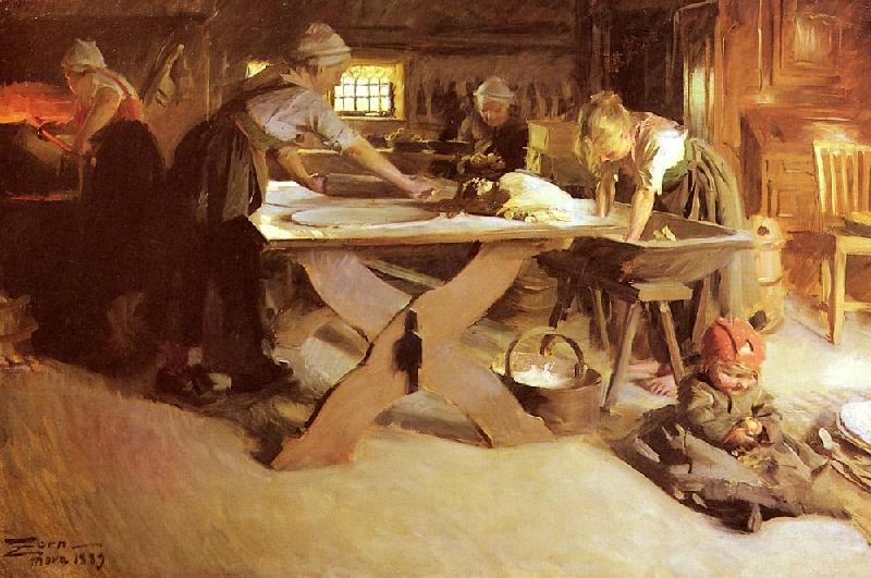 Anders Zorn Bread Baking